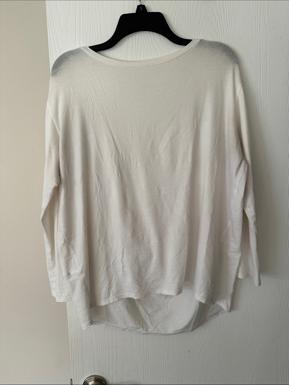 Lululemon Back in Action Long Sleeve Shirt White